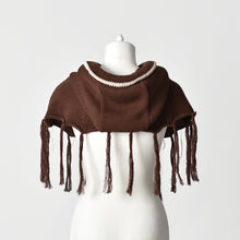 画像をギャラリービューアに読み込む, S.S.DALEY / Knit Tassel Hood / BROWN