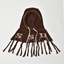 画像をギャラリービューアに読み込む, S.S.DALEY / Knit Tassel Hood / BROWN