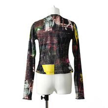 画像をギャラリービューアに読み込む, 【別注】YUTASETOGAWA / Multicolor Print Round Neck T-Shirt / B