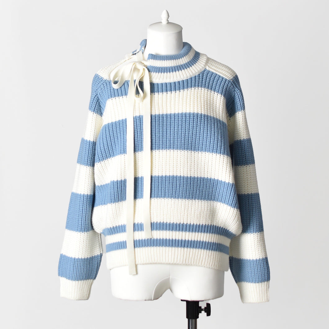 S.S.DALEY / Lawrence Tie-Neck Merino Sweater