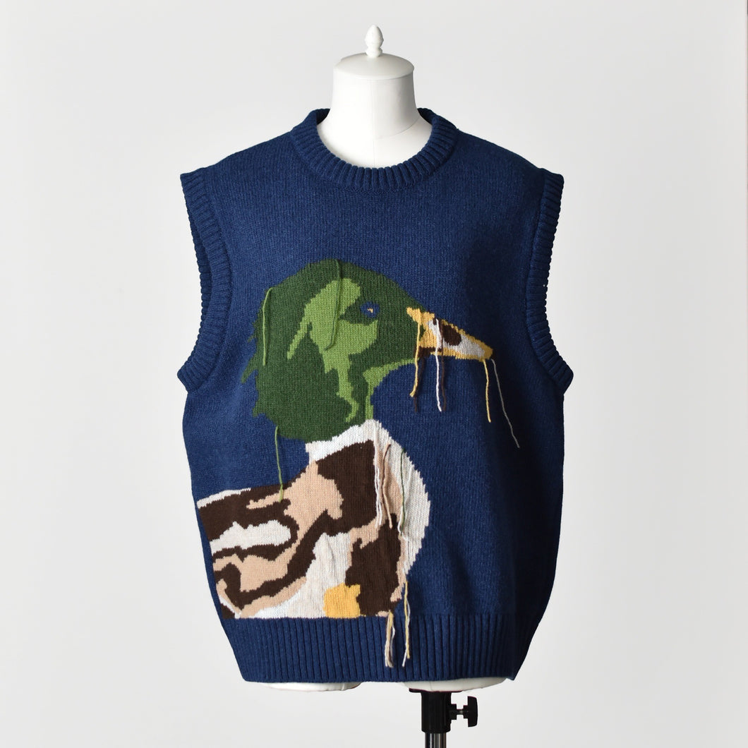 S.S.DALEY / Fred Duck Jacquard Lambswool Sweater Vest