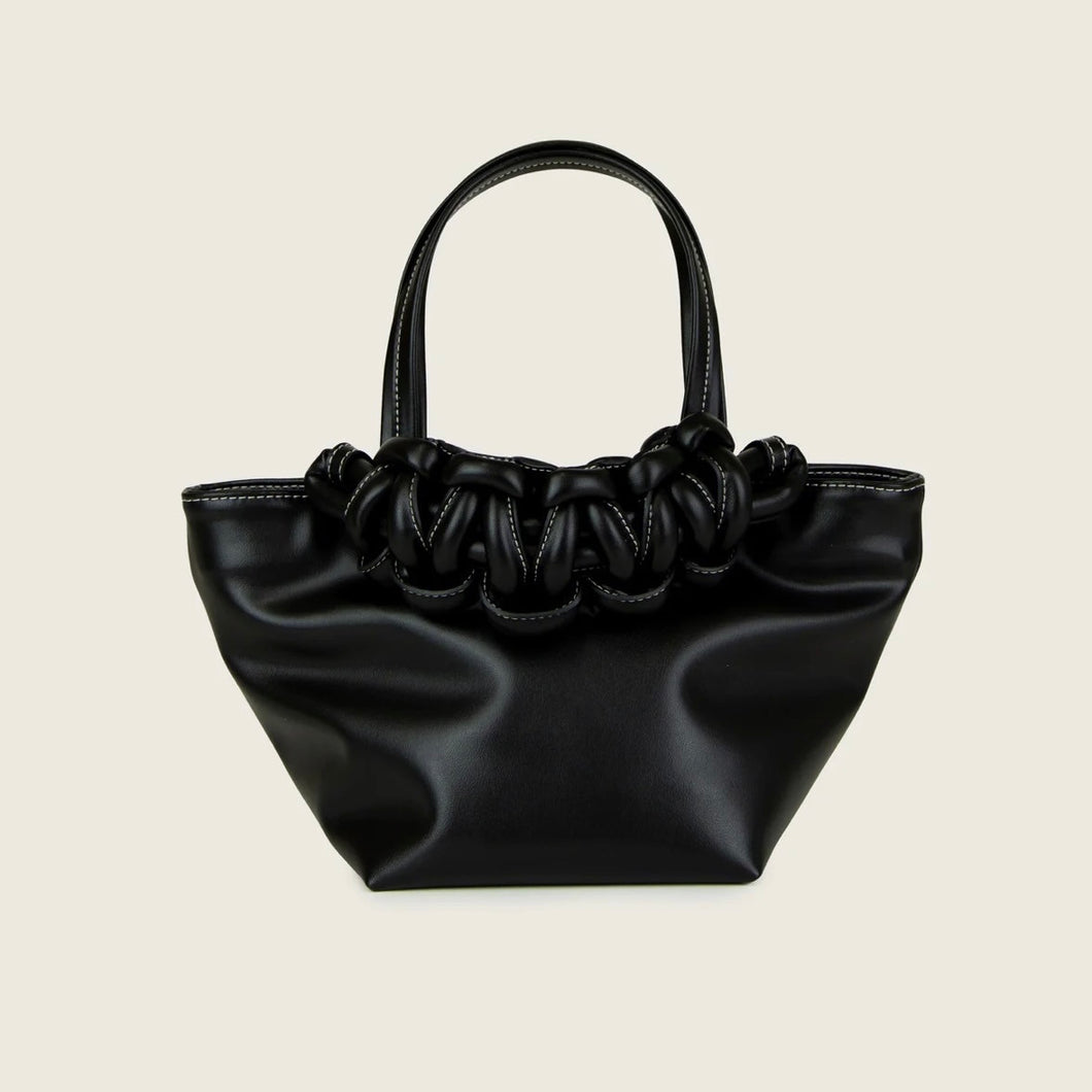 SAGAN Vienna / PAZAR TOTE BAG CHISAI / BLACK GRAPE LEATHER