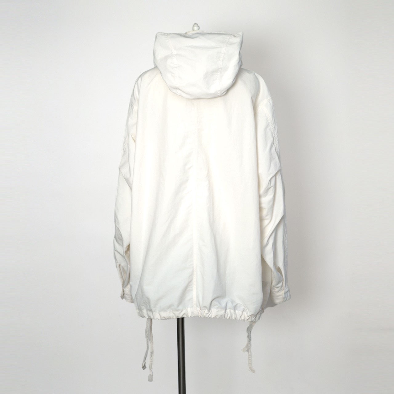 UNDECORATED / Recycle Nylon Anorak Jacket / WHITE