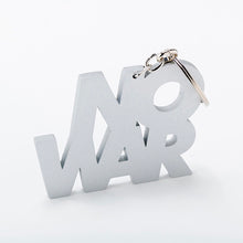 画像をギャラリービューアに読み込む, Kitayama Masakazu / “NO WAR” key ring (Aluminum) / Matte Silver
