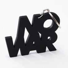 画像をギャラリービューアに読み込む, Kitayama Masakazu / “NO WAR” key ring (Aluminum) / Matte Black
