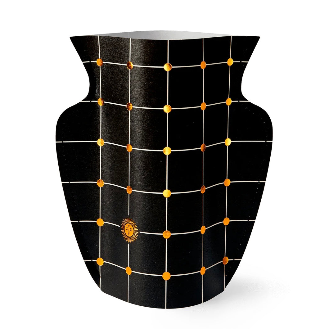 OCTAEVO / Mini Paper Vase / Lido BLACK