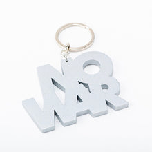 画像をギャラリービューアに読み込む, Kitayama Masakazu / “NO WAR” key ring (Aluminum) / Matte Silver
